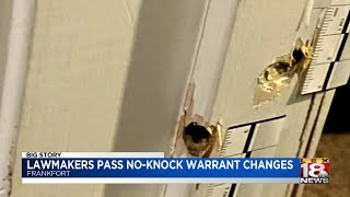 Kentucky lawmakers pass bill limiting use of no-knock warrants