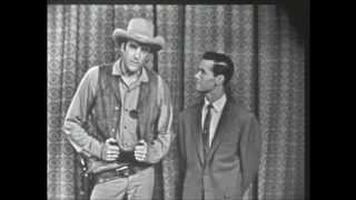 JAMES ARNESS FROM GUNSMOKE. The Johnny Carson Show from 1955.