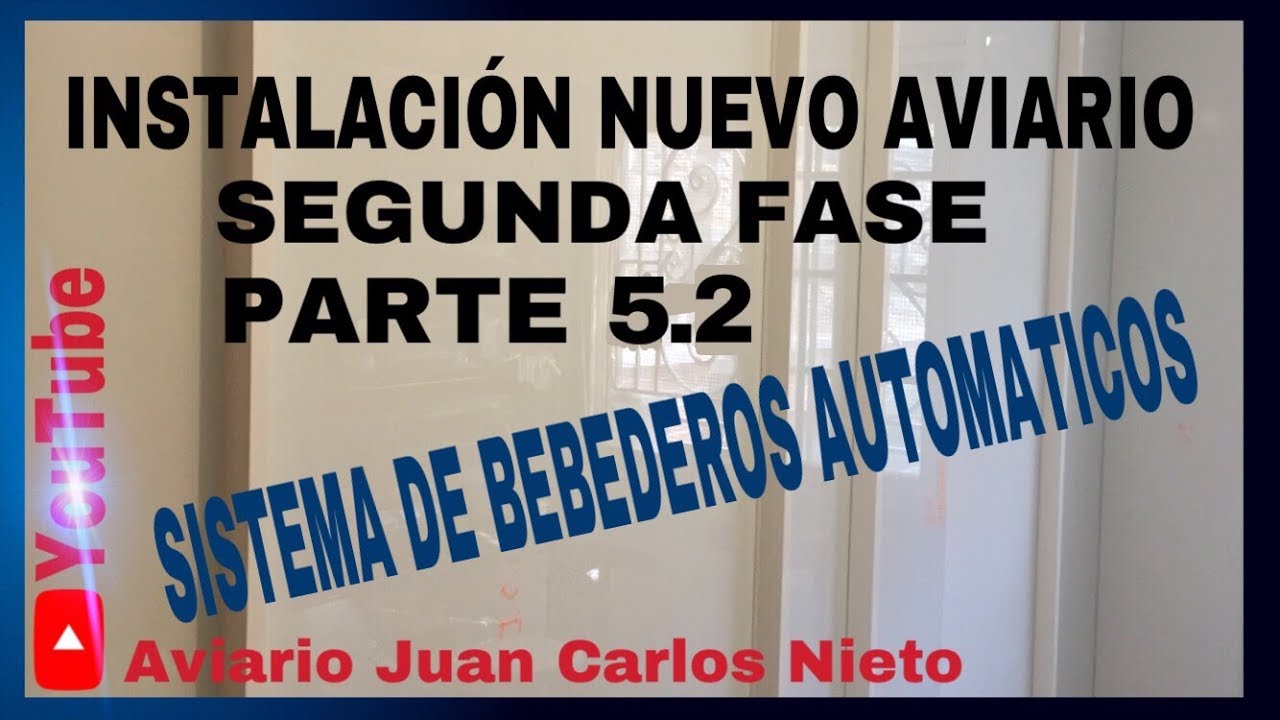 0051 FASE 2 INSTALACIÓN NUEVO AVIARIO BEBEDEROS AUTOMÁTICOS