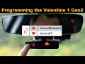 How to Manually Program your Valentine 1 Gen2