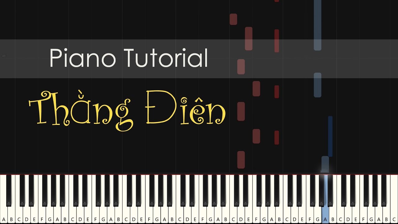 [ Hướng dẫn piano solo ] THẰNG ĐIÊN | JUSTATEE x... - youtube