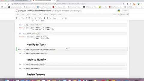 PyTorch Part 2(Basic Operations )