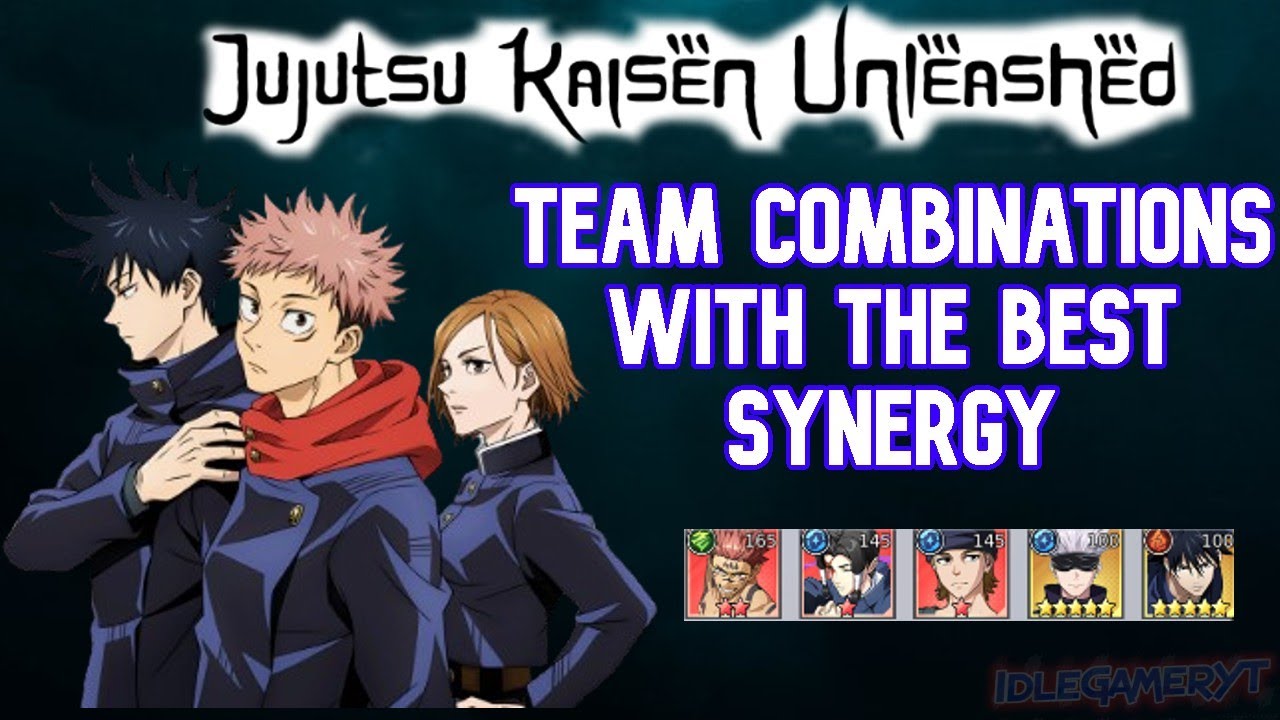 Cursed Rivals Jujutsu Kaisen Unleashed - Teams Combinations Jujutsu Masters: Cursed ...