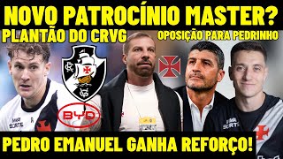 PLANTÃO DO VASCO! NOVO PATROCÍNIO MÁSTER NO CRVG? COLÍDIO À DISPOSIÇÃO! BRUNO DUARTE ABRE O JOGO! E+