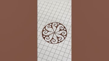 MANDALA CENTER PATTERNS | MINI MANDALAS (9/50) | Madala for beginners | Link for full video below 👇