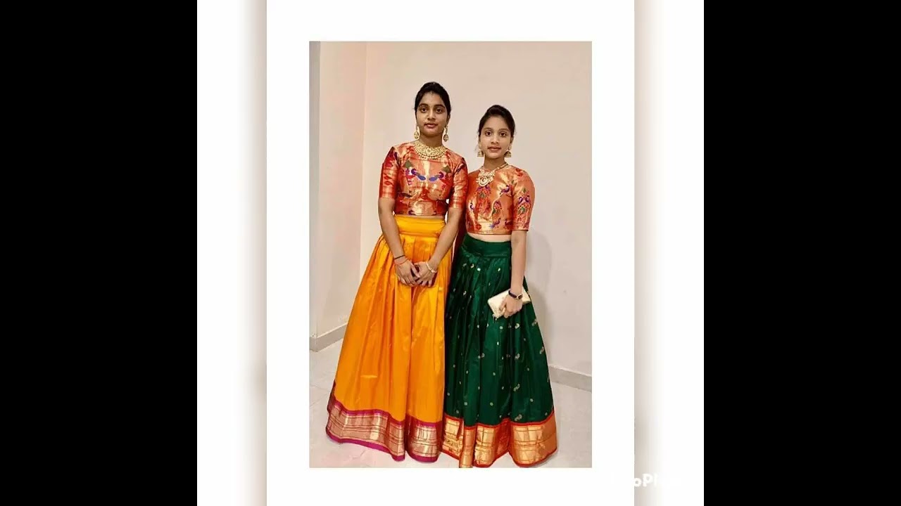 Paithani long frock | Gowns for girls, Gown dress party wear, Frocks for  girls