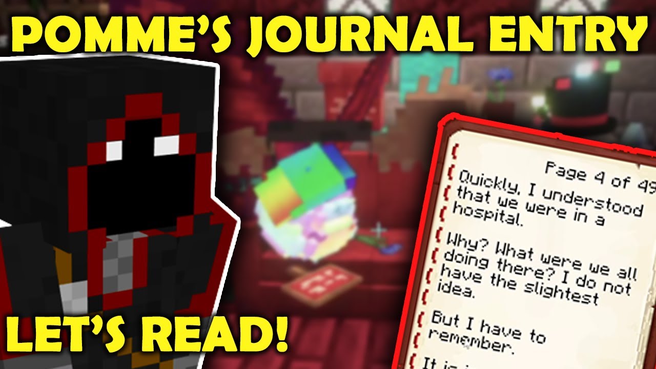 BadBoyHalo READS Pomme's Journal Entry And It's SUCH A Wholesome Moment with Pomme and Daper on QSMP