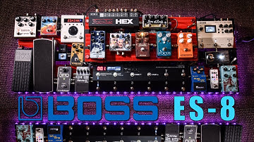 Boss ES-8 totally insane Mega Board - A few sounds...
