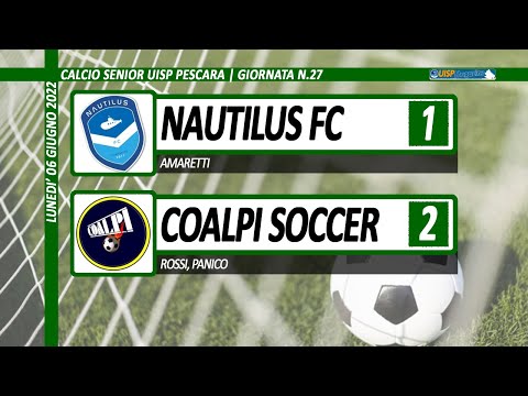 CALCIO UISP | 27G SENIOR | NAUTILUS vs COALPI 1-2