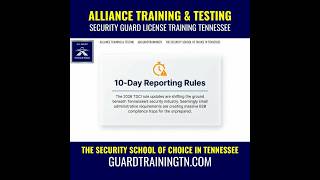 🚨 Tennessee Security Operators – This 10-Day Rule Can Cost You