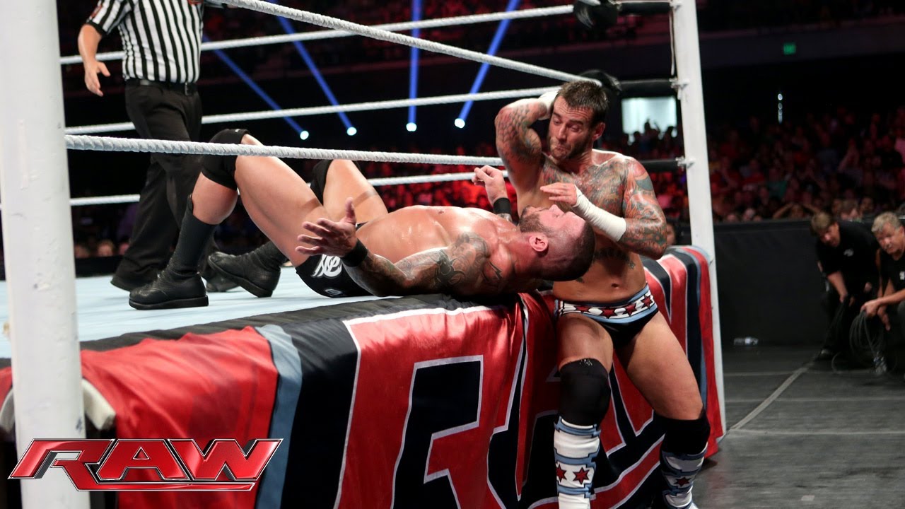 CM Punk vs. Randy Orton: Raw, July 8, 2013 - YouTube