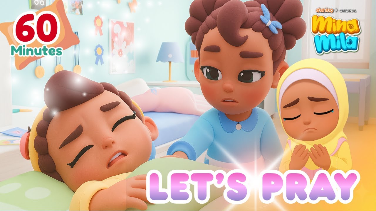 🤲 Mina & Mila 🎞️ Let’s Pray Together 🌙 Gentle & Sweet Moments 💖| The Makers of Omar & Hana | Durioo+