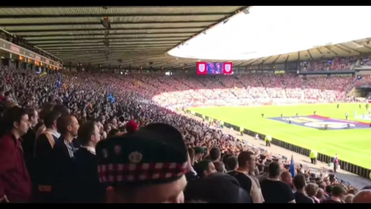 Hampden Park Scotland Booing England's National Anthem YouTube
