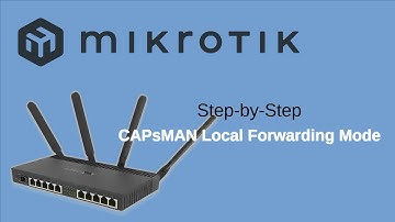 MIKROTIK step by step CAPsMAN Local Forwarding Mode configuration #mikrotik configuration #mikrotik