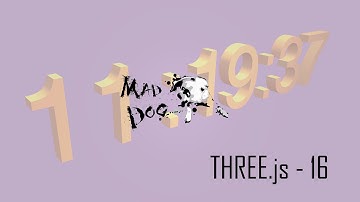 Learning THREE.js - 16 -- Building a Basic Clock