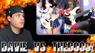 Davie504 vs TheDooo Pt.2 bass vs guitar! | This one was way more epic than the first!