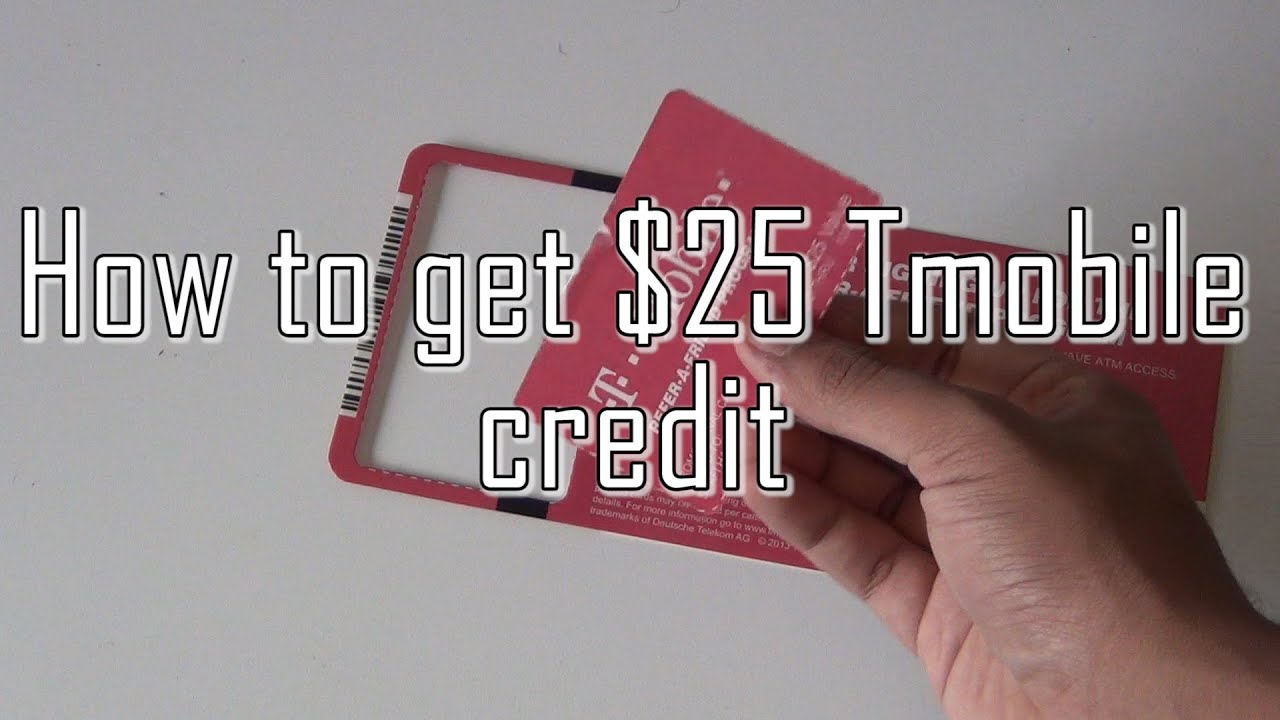 how to get free 25 dollar tmobile referral!