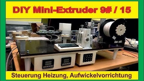 DIY 3D Printing Filament 1 kilo / hour #9 / 15  Netzteil Schalter Elektronik
