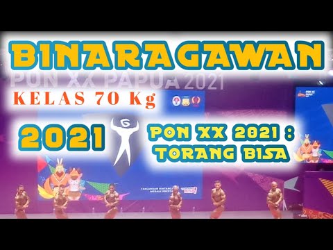 BINARAGAWAN, KELAS 70 Kg, PON XX PAPUA 2021, Sedih anak Papua tidak masuk Final 😭