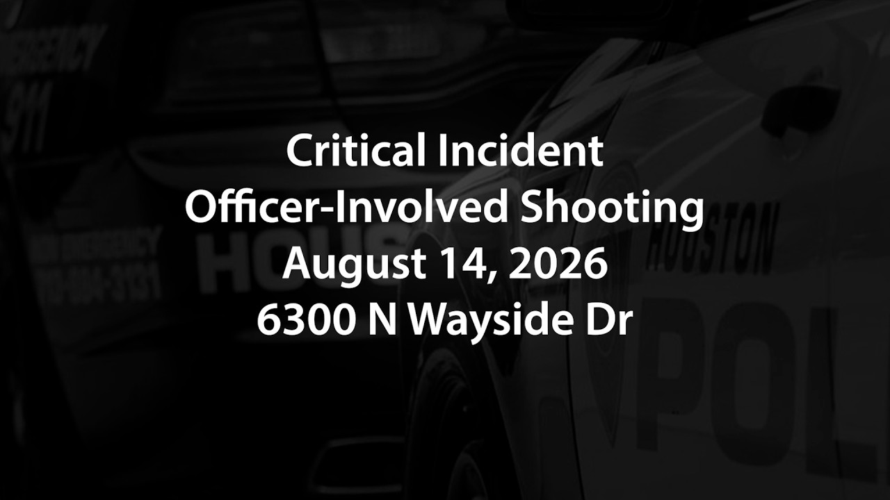 HPD is releasing body camera footage of an officer-involved shooting at 6300 N. Wayside Drive on August 14. A summary video is here: All videos can be viewed here: More information is here: #HouNews ↧ ↧