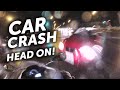 Car crash - head on collision with my motorbike