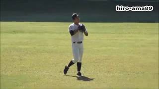 《秋季県大会・３決》   崇徳 対 広島新庄・１回裏   【崇徳・スタメン紹介】