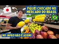 Japonês chocado no supermercado no Brasil