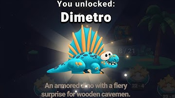 Unlocked Dimetro Max Level - Dino Bash Travel Through Time Gameplay