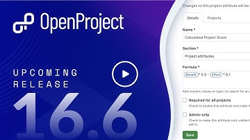 OpenProject 16.6 Release Preview