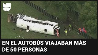Al menos ocho muertos deja un accidente de autobús con trabajadores migrantes en Florida