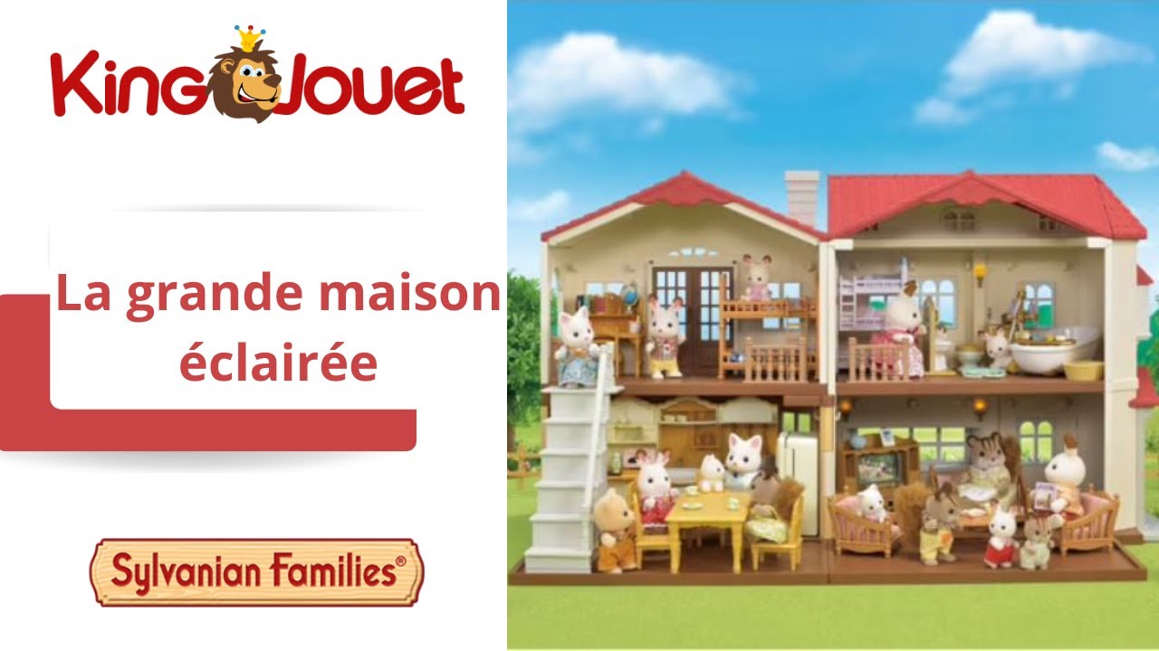 Soldes Sylvanian Families La grande maison éclairée 2024 au meilleur prix  sur