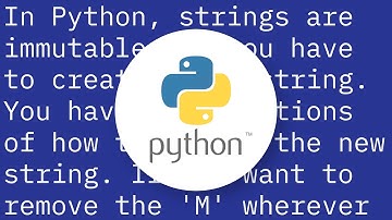 How to delete a character from a string using Python