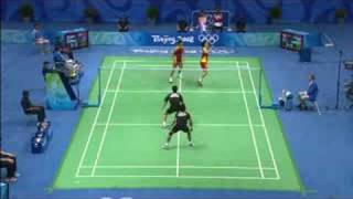 Indonesia vs China - Men's Badminton Doubles Final - Beijing 2008 Summer Olympic Games
