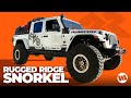 Rugged Ridge AmFib Snorkel HOW TO INSTALLATION on a Jeep JL Wrangler or JT Gladiator Truck