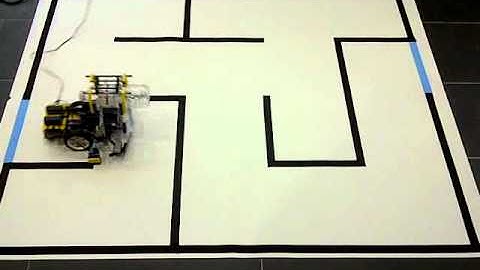 LEGO Mindstorm - Design of a Bottle Carrying, Autonomous Maze Solving Robot