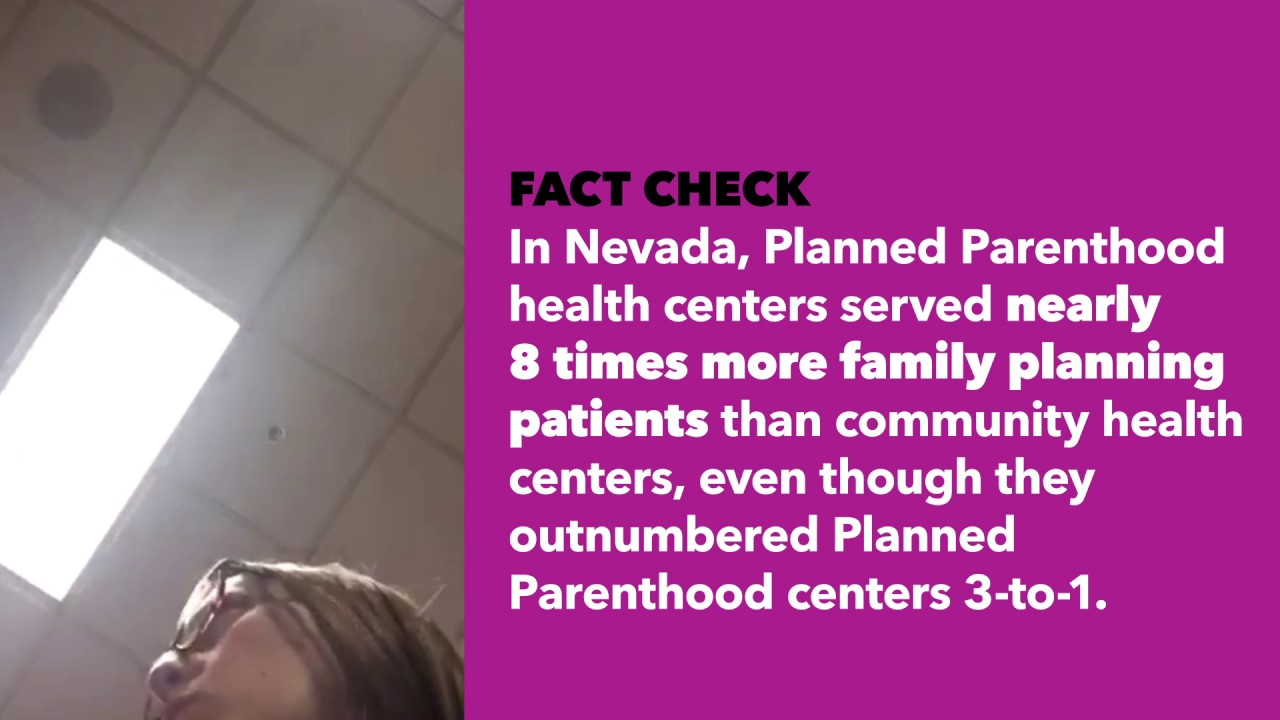We Fact Checked Senator Dean Heller About "Defunding" Planned Parenthood