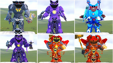 All Mecha Evolution Titan Smiling Critters Poppy Playtime Chapter 3 In Garry