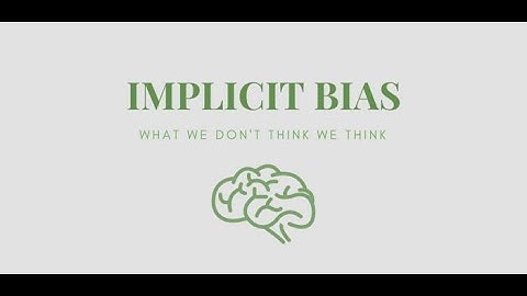 GCORR Webinar: Implicit Bias 101: "What We Don