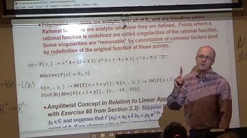 Intro Complex Analysis, Lec 15, Review Analytic Functions, Amplitwist Concept, Harmonic Functions