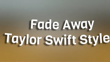 Fade Away - (Audio) (No Copyright) Taylorswift, Justin Bieber, Khalid Style Song