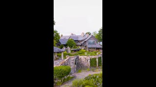 Sitting atop a private 25  acre mountaintop, this North Carolina estate offers 360-degree views.