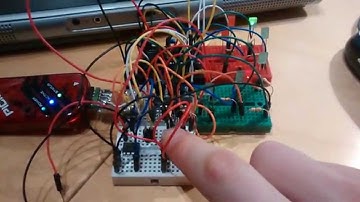 I2C LED and button