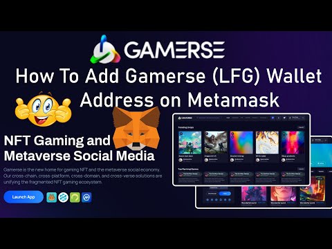 How To Add Gamerse (LFG) Wallet Address on Metamask | Gamerse (LFG) Token