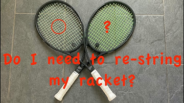 When to restring a tennis racket (even if you haven