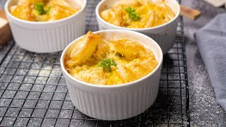 Baked PANERA FOUR CHEESE SOUFFLE (COPYCAT) | Recipes.net