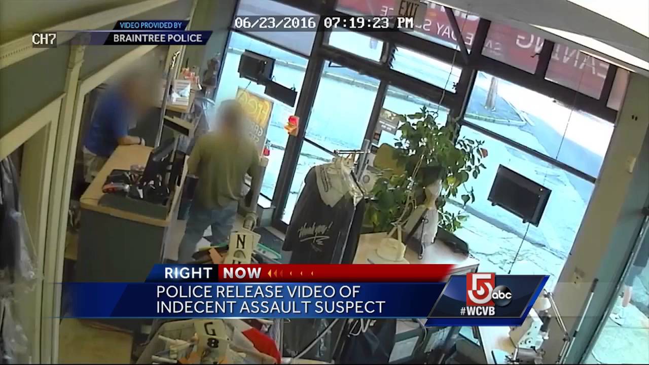Braintree police release video of indecent assault suspect - YouTube