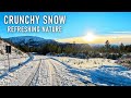 Virtual Run in Norway | Winter Sun Crunchy Snow | Treadmill Workout