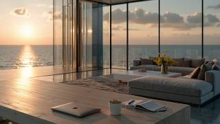 Deep Work Music For Ultimate Focus | Ocean Sunset Ambiance For Productivity & Concentration