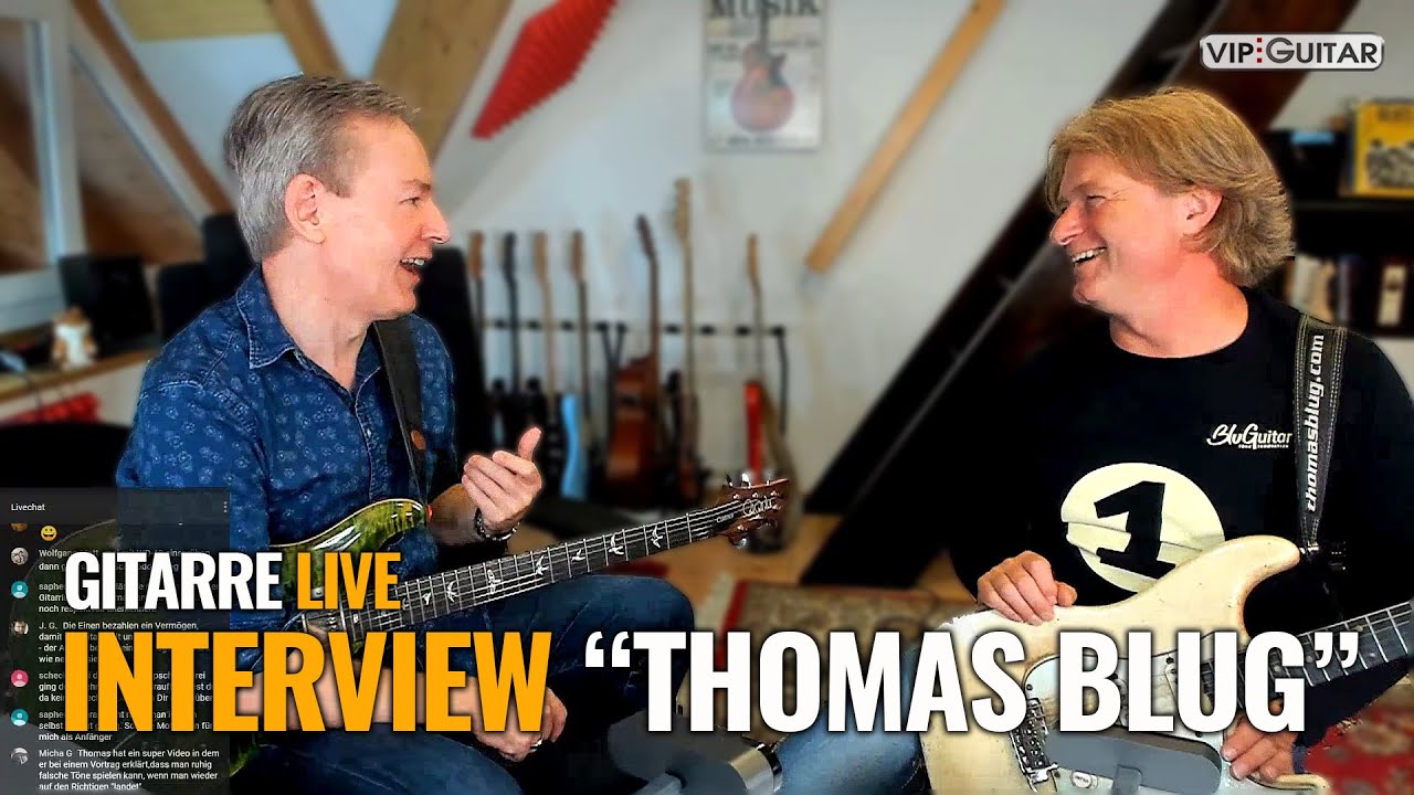 Gitarre live: Interview mit Gitarrist und BluGuitar Gründer Thomas Blug