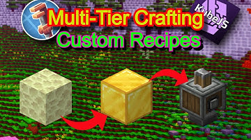 Tiered Create Crafting Recipes using KUBEJS